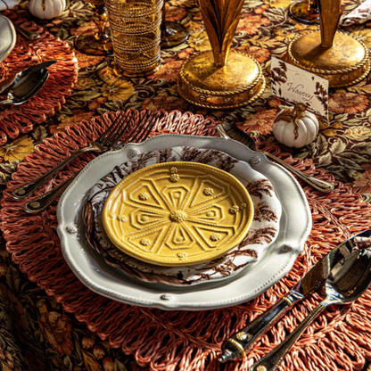 Jardins du Monde - Daffodil - Cocktail Plates - Assorted Set of 4