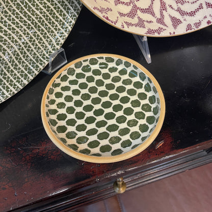TFC Wine Coaster - Dot - Pine 5.25"