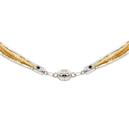 MMJ - Amunet Necklace 17" - Mixed Metal