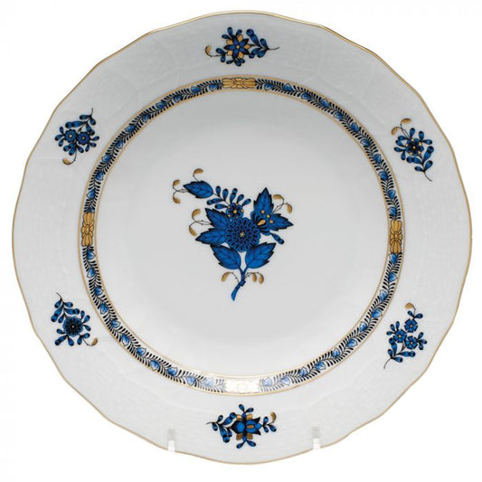 HND Chinese Bouquet - Black Sapphire - Dessert Plate 8.25"
