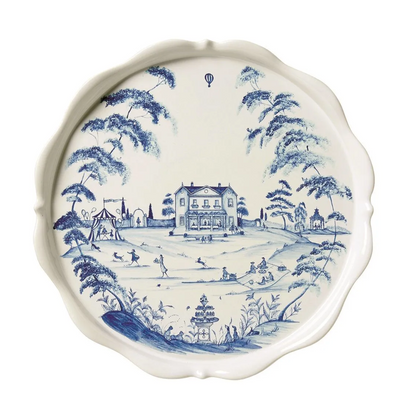 Country Estate - Delft Blue - Cake Stand 11.5"
