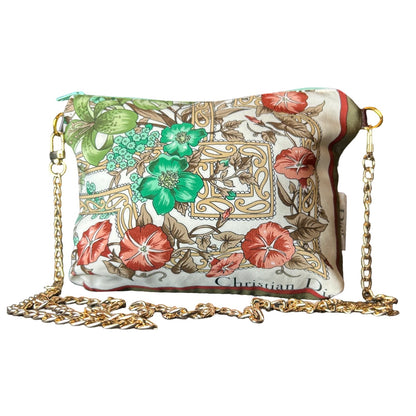 Dior Garden Trellis Vintage Silk Scarf Crossbody Bag