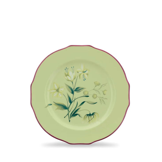 Florenza - Acanto (Green) - Dessert Plate 8.6"