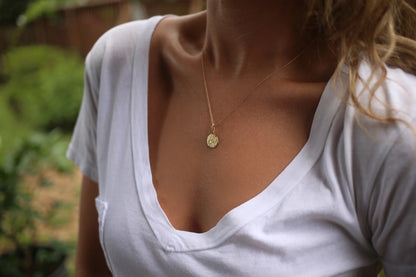 Gratitude Star Artifact Necklace 14kt