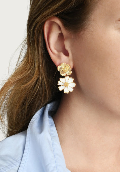 Wildflowers - Mixed Drop Earrings