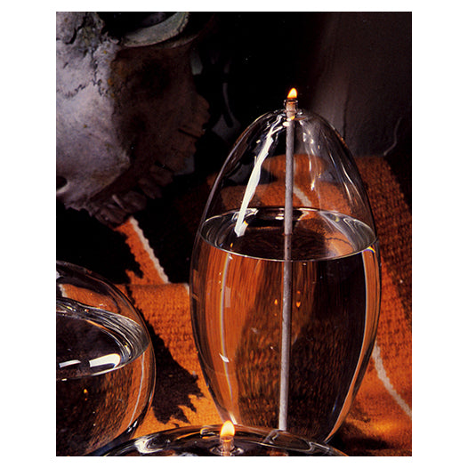 Firelight Glass Pod Oil Candle -