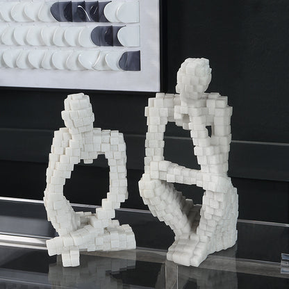 KVD Pi Quartz Statuaries - Set/2 - 13"