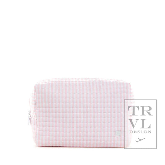 Quilted Everyday Bag - Pimlico Stripe - Pink