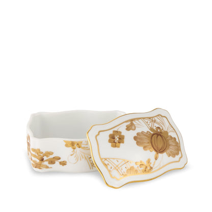 Tesori Collection - Aurum - Small Rectangle Trinket Box 4"