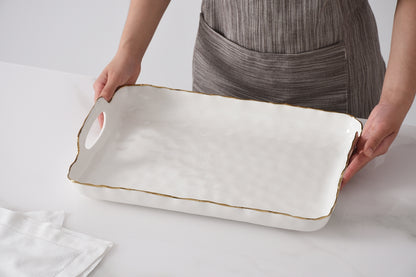 PPB Portofino - Rectangle Tray with Handles 16" (0014WG)