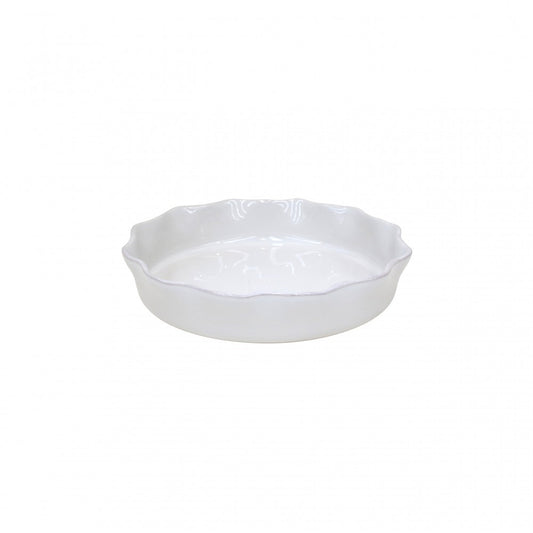 Cook & Host - White - Ruffle Pie Dish 11"