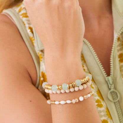 SPT B Poolside Stretch Bracelet - Sea Foam