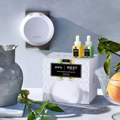 Pura Smart Diffuser Set - Bamboo & Grapefruit