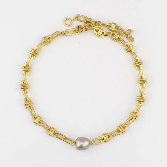 LVP N Mette Pearl Chain Necklace