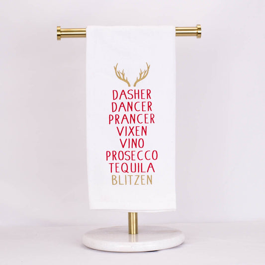 TRS Blitzen Christmas Hand Towel
