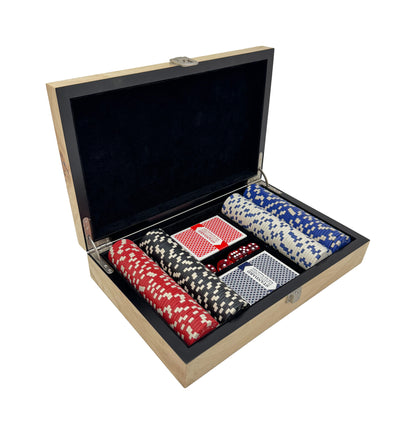 Ebony Boxed Poker Set