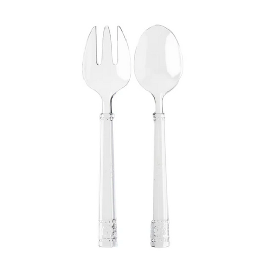 JLK Isabella - Acrylic - Clear - Salad Server Set/2