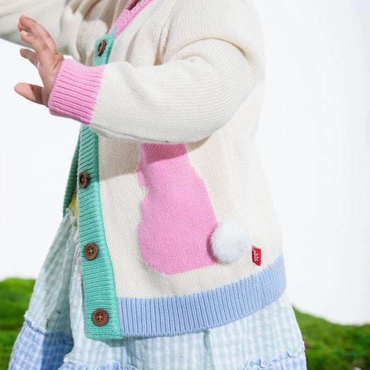 Magnetic Cardigan with Bunny
