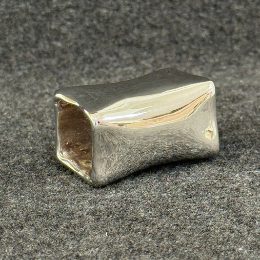 Squared Off Sterling Silver Bead (Retired)