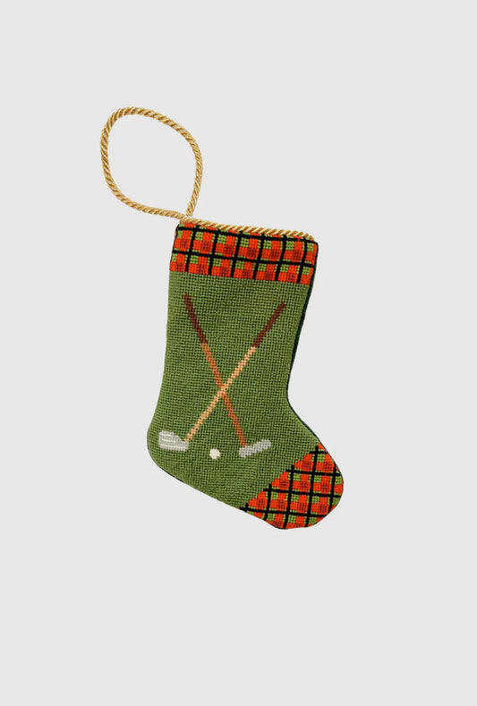 Bauble Stocking - Tee Time Tidings