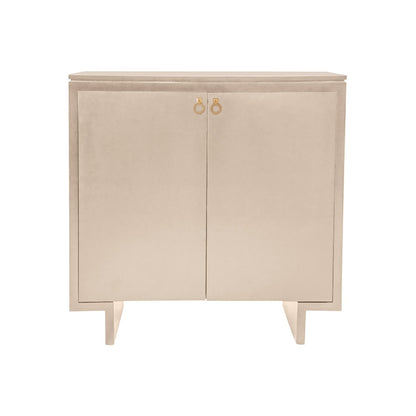 ELH William Two-Door Cabinet - Antique White 42.5"W x 19"D x 43"H