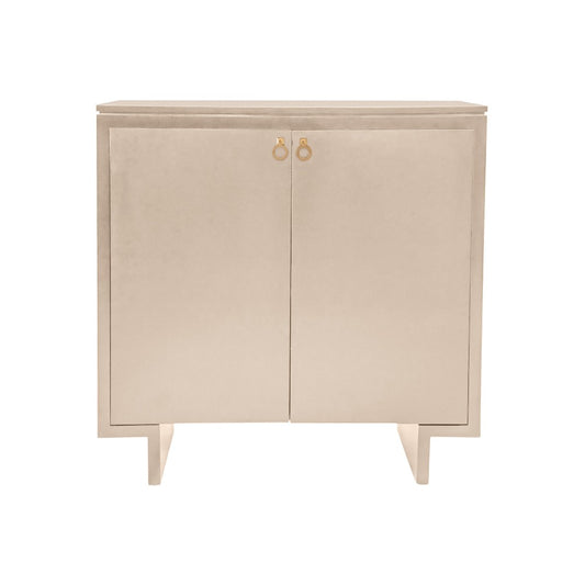 ELH William Two-Door Cabinet - Antique White 42.5"W x 19"D x 43"H