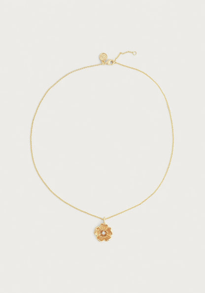 Wildflowers - Gold Pendant Necklace
