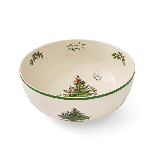 SPD Christmas Tree - Round Serving Bowl 9"