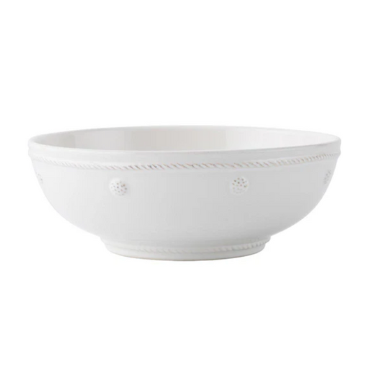 JLK Berry and Thread - Whitewash - Coupe Pasta Bowl 7.75"