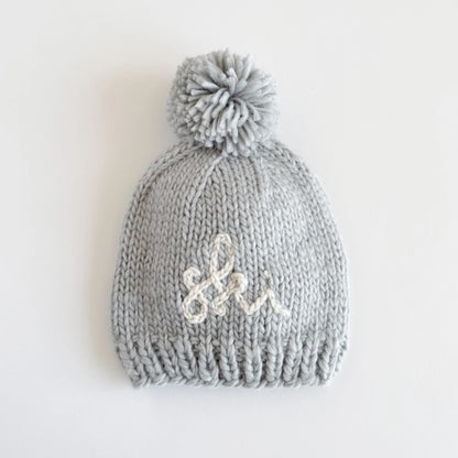 Pom Pom "Ski" Knit Hat