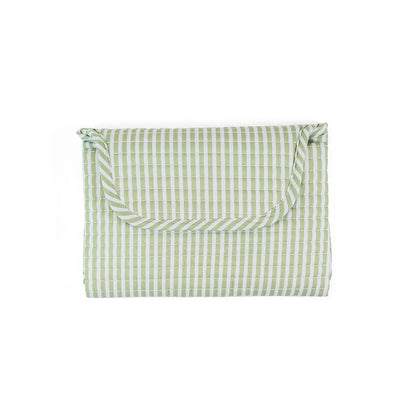 Quilted All-You-Need Bundle - 3 Pc Set - Pimlico Stripe - Sage