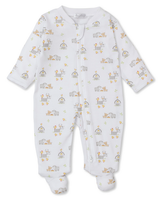 Farmyard Frolic - Zip Footie