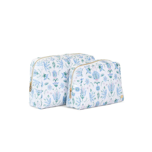 Luxe Gloss Wash Bag - 2 Pc Set - Seychelles