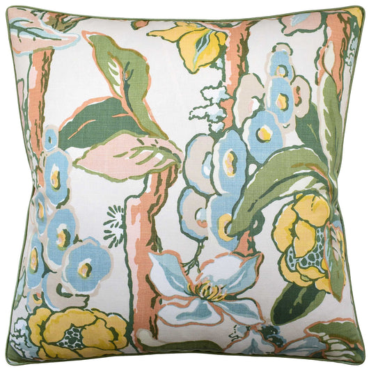 RYS Yuri Print Pillow - Sepia Olive - 22x22