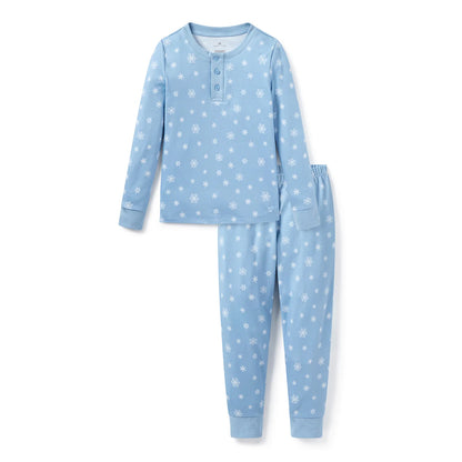Kid's Pima Snug Fit Pajama - Periwinkle Wonderland -
