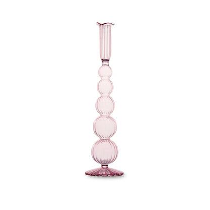 Cambridge - Olivia Candlestick - Pink 12" - Set of 2