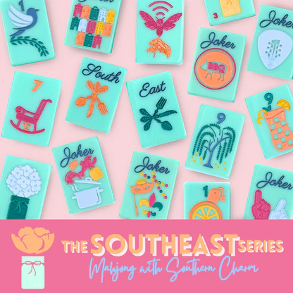 The Southeast Series - Mahjong with Southern Charm Tile Set