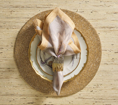 KSB Patina Napkin Ring in Gold & Silver