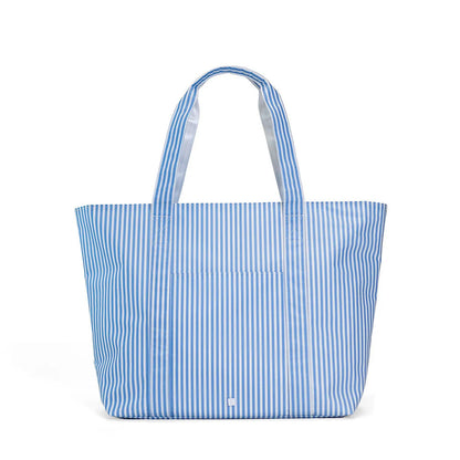 Jumbo Tote - Pimlico Stripe - Chambray