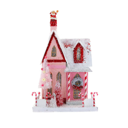 CFC Candy Cane Cottage 14"
