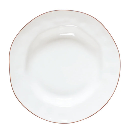 Cantaria - White - Pasta/Rim Soup Bowl 10"