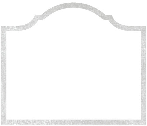 Arch Silver Foil Place Card 8pk