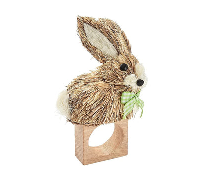 KSB Hop Napkin Ring - Natural & Green