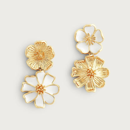 Wildflowers - Mixed Drop Earrings