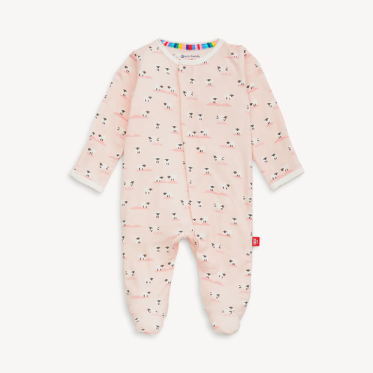 Baa Baa Baby Footie - Pink