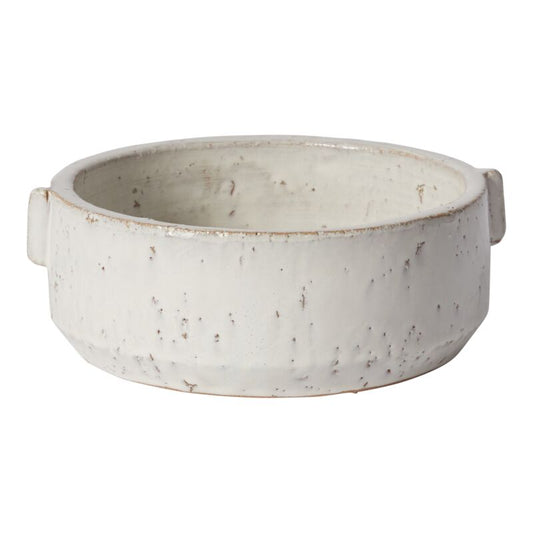 Dorian Bowl - White - Small - 8" X 7" X 3"