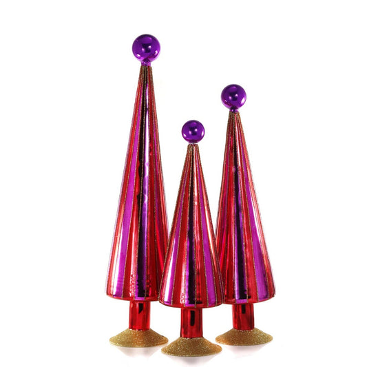 CFC Carnival Trees - Purple Pink - Set /3