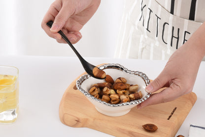 PPB Silver Salerno - Round Snack Bowl (1137W)