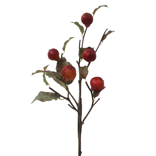 Dry Quince Branch 37" - Burgundy