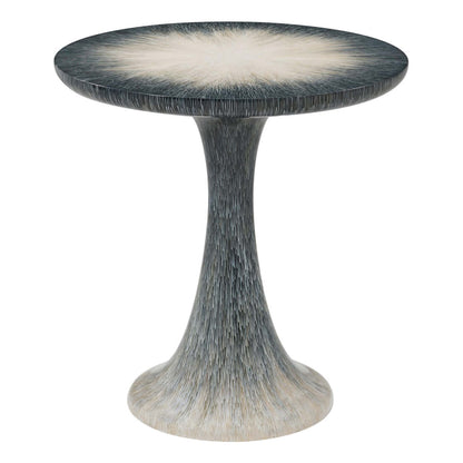 TAF Panos Round Pedestal Side Table W24 x D24 x H25